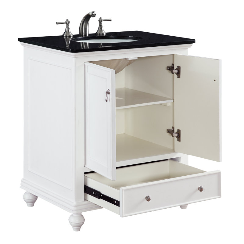 Three Posts™ Launceston 30'' Freestanding Single Bathroom Vanity with